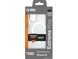 Capa SBS Extreme MagSafe iPhone 16 (Transparente)
