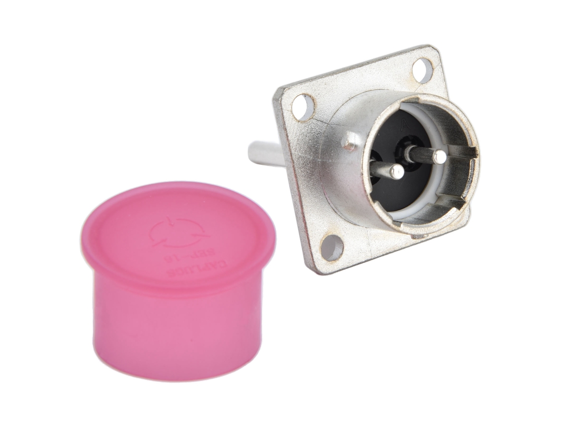 Conector Elétrico De Flange Quadrada 2 Pinos Laxiscreed Para Aviação, Dc 60v, 20a