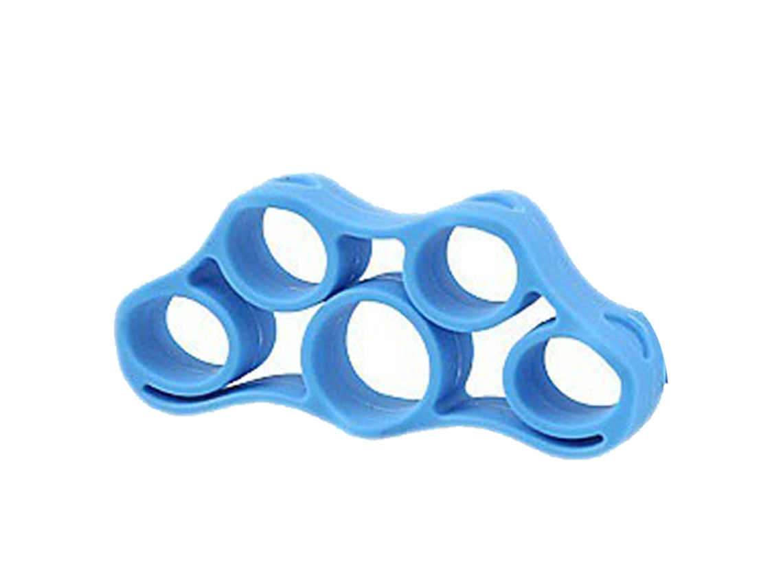 Extensor de dedos 2026rebe para fortalecimento e flexibilidade muscular, portátil, em silicone, 3 kg, azul.