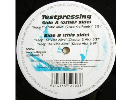 Vinil Keep The Vibe Alive Skin Deep