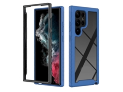 Capa Protetora Transparente De Dupla Camada Integrada Em Tpu + Pc Para Samsung Galaxy S23 Ultra 5g