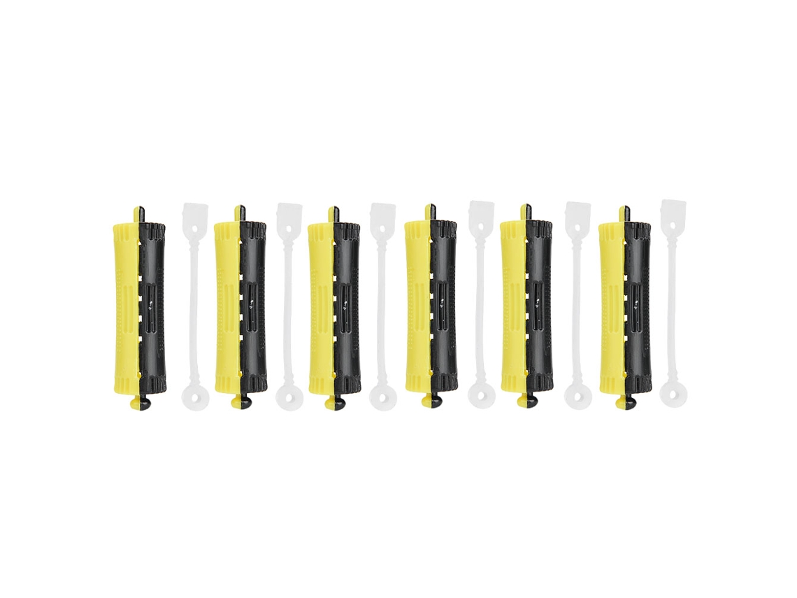 2026 6 Piezas Rodillos de Pelo Onduladores de Calor Clips Rizadores Herramienta de Peluquería Con Goma 4