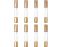 Conjunto De 8 Frascos De Perfume Recarregáveis: Spray De Ponta Dupla (10 Ml/0,34 Pol.)