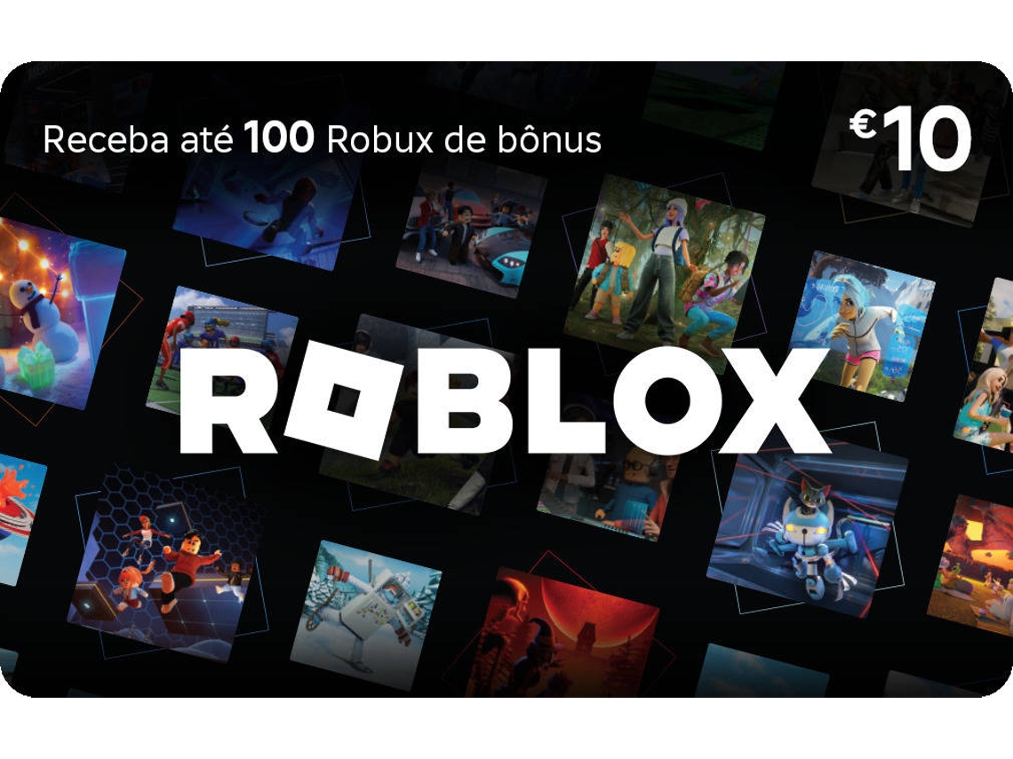 Cartão Presente ROBLOX 10 Euros (Formato Digital)