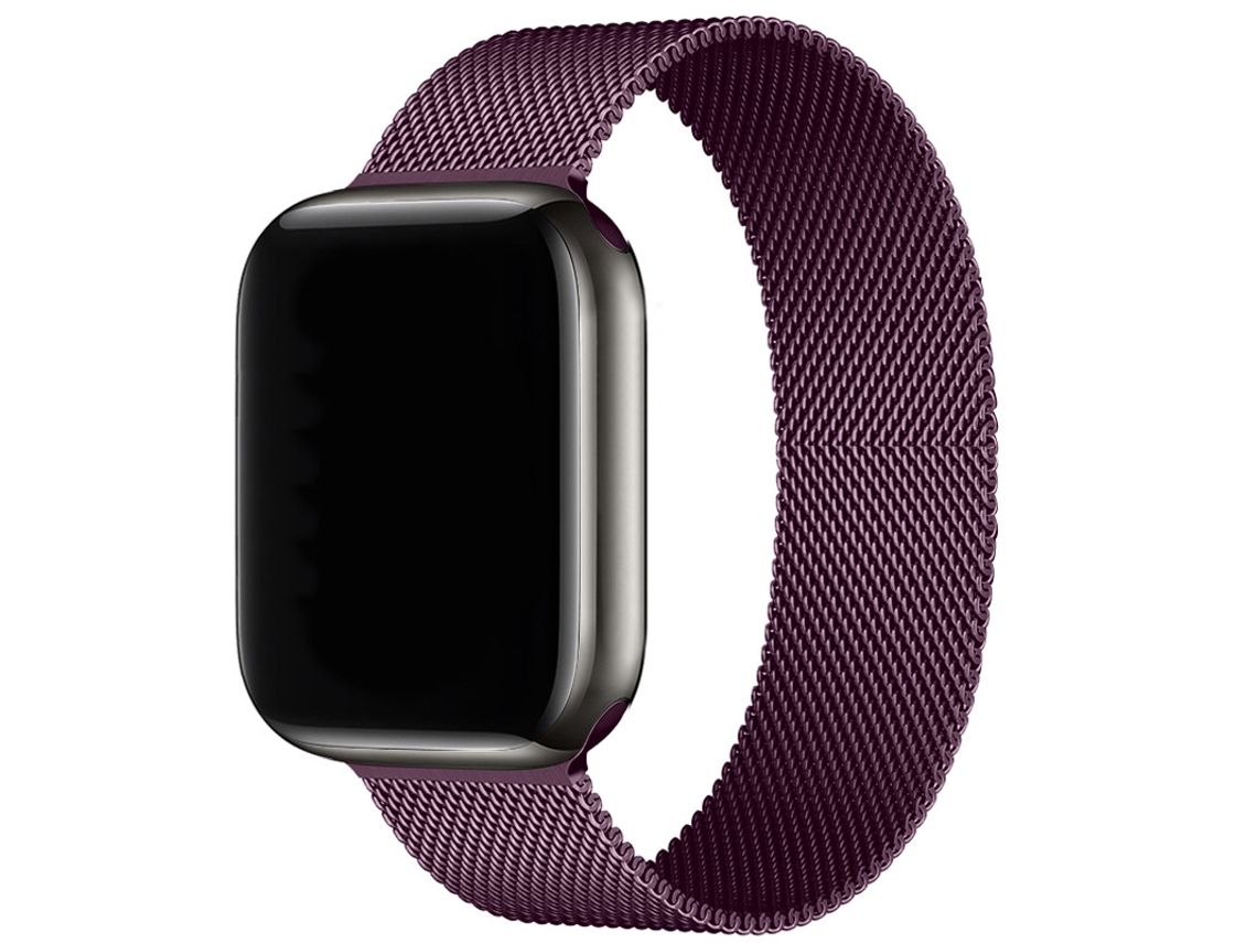 Bracelete Para Apple Watch 38/40/41/42mm Roxo Escuro Cuich