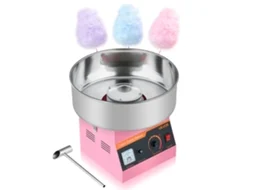Máquina De Algodão Doce Elétrica 1000 W Para Casa, Festas, Rosa Vevor