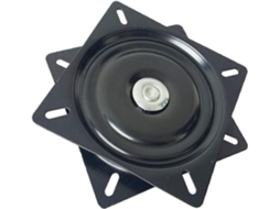 Base Giratória De 20 Cm Para Poltrona, Aço Preto, Rotação Suave E Silenciosa De 360°, Para Móveis.