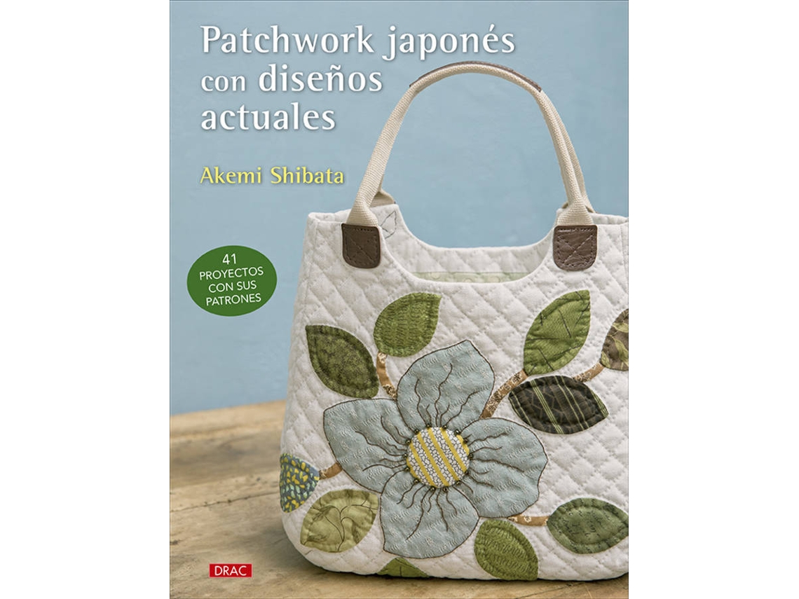 Livro Patchwork Japonés Con Diseños Actuales de Akemi Shibata (Espanhol)