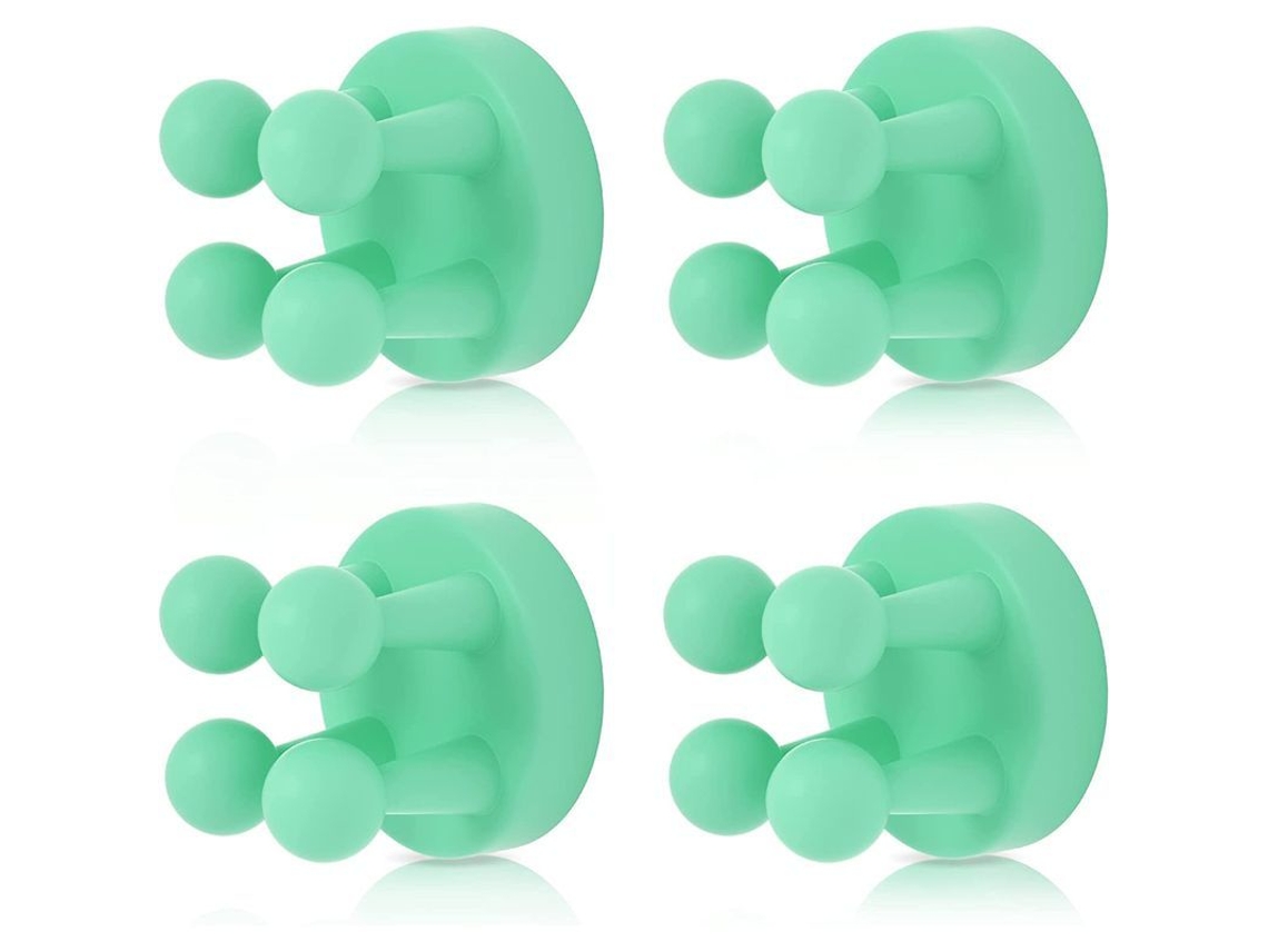 Suporte de Escova de Dentes Nova Line de Silicone com 4 Peças | S/MARCA