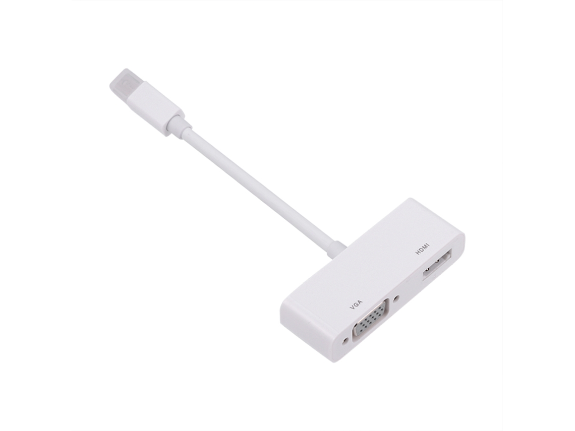 Adaptador 2 em 1 Mini Displayport para Hdmi/vga LAXISCREED