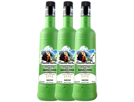 Licor SIERRA DEL OSO Licor Creme Sierra Del Oso Crema De Manzana (0.7 L - 3 unidades)