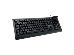 Lurelia Kb918 Usb, Teclado Completo Preto Com Leitor De Cartões Inteligentes Pc/sc