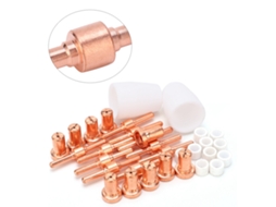 Kit De Pontas De Eletrodos Pt-31 Com Derivação Consumíveis De Cobre Acessórios De Máquina De Solda 60 Peças