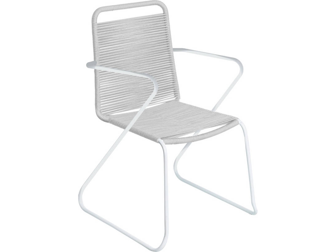 Cadeira de Jardim LOLAHOME Antea (Cinzento - Aço - 90x69x62 cm)