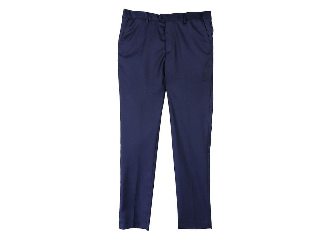 Calças De Traje Para Homem Cloudstyle Corte Retangular Com Microelasticidade Tamanho Sblue S Azul