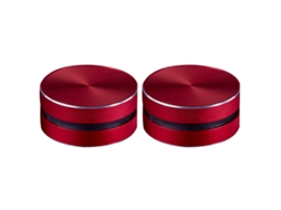 2 Colunas Bt Condutivas Óssea Sem Fio Vermelho