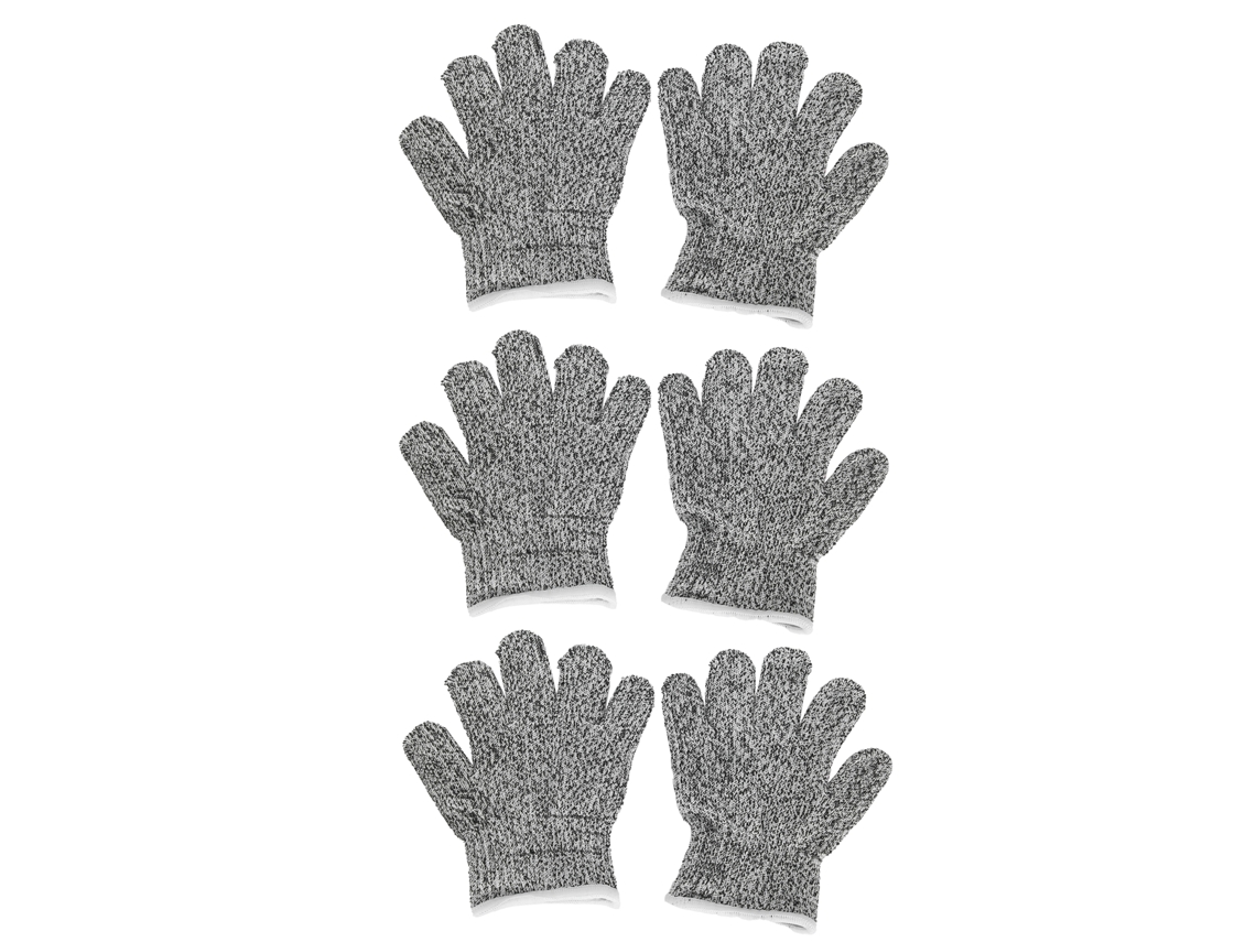 Luvas Resistentes a Cortes Primerox para Crianças, 3 Pares para Jardim
