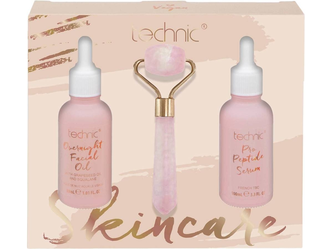 Conjunto de Cuidado de Rosto TECHNIC Skincare (3 peças)