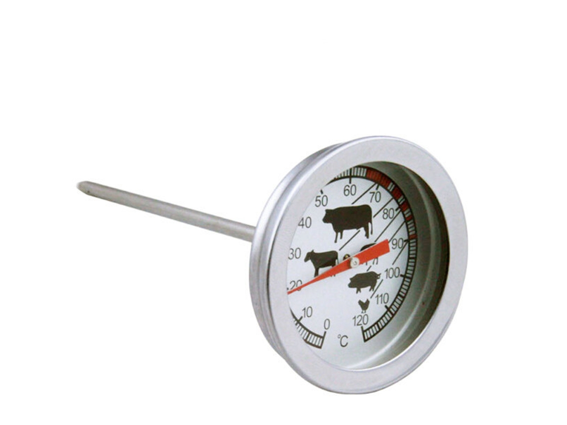 Termômetro Para Carnes, Com Símbolos Fáceis De Ler, Em Aço Inoxidável, Zqkla Aquaforge