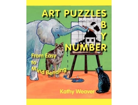 Livro Art Puzzles By Number de Kathy Weaver (Inglês)