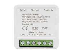 Lurelia Módulo De Interruptor De Luz Faça Você Mesmo Com Wi Fi, Controlo Bidirecional, Funciona Para Tuya Smart Life