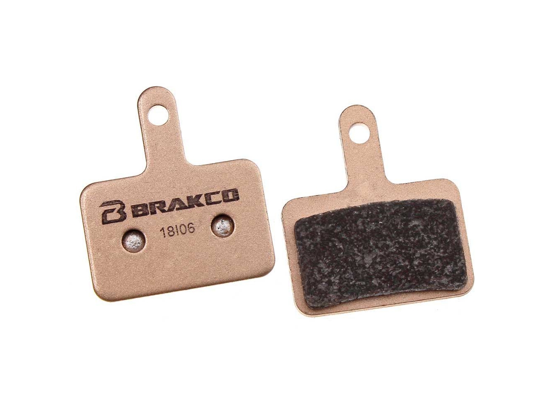 Pastilhas de Freio a Disco Sinterizadas Shimano Deore/Br-M515/495/601/501 Tektro Promax Douradobrakco