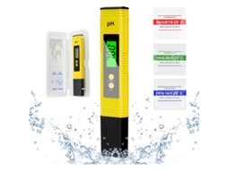 Medidor de Ph portátil AQUAFORGE, faixa 0-14, precisão 0,01, visor LCD retroiluminado