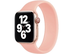 Bracelete Solo SiliconSense PHONECARE Apple Watch Series SE 44mm Pulso:150-164mm Rosa