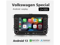 Rádio Automotivo Compatível Com Android De 7 Polegadas Apple Carplay Gps Compatível Com Vw Golf Mk5 Polo Passat Jetta Brilvibera
