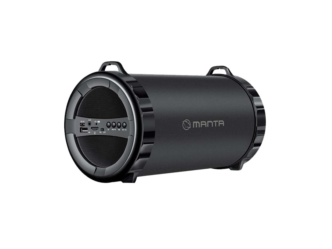 G-Spk204Fm :Coluna Bluetooth 2.1 2X2W+5W Usb/Sd/Fm/Aux/Bat Mic Manta