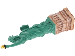 Estátua Ornamental Fácil Limpar Segura Feita Resina Sintética Delicada Decoração Elegante Escritório Casa GOKOCO