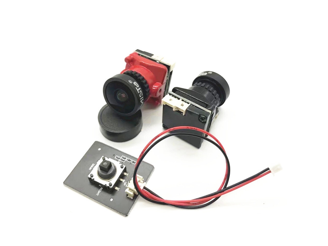 Câmera Fpv Freestyle Starlight 2000tvl 2.1mm com Lente Ntsc/pal 16:9 Wide Voltage para Drones Rc MDUG (preta)