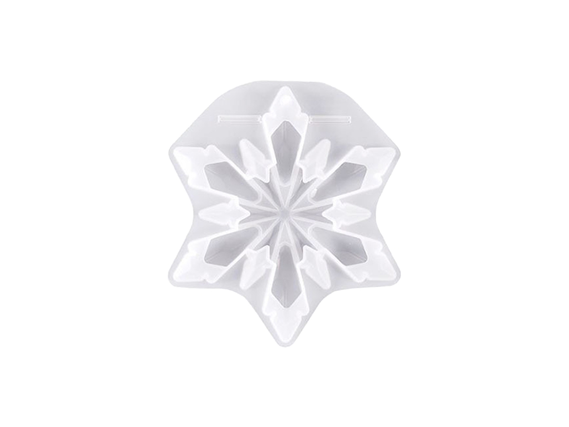 Molde Diy Pingente Floco Neve Estilo Cristal 05