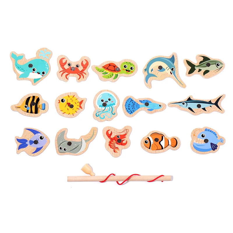 Jogo De Pesca Magnético Infantil - Brinquedo Educativo