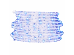 vidaXL Cordão de iluminação com 480 luzes LED 20 m PVC branco frio