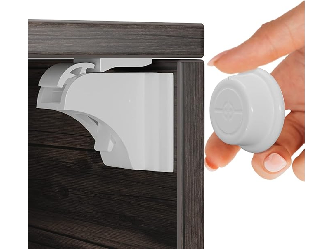 123 | Trava De Segurança Invisível Para Armários 3m Para Colagem | Box Said Brilvibera