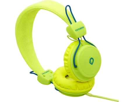 Auscultadores com Fio CO:CAINE City Beat (On Ear - Amarelo)