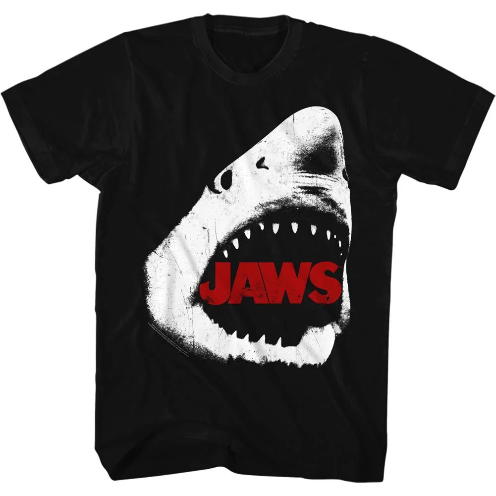 Unisex Adult T-shirt Rockinstone Jaws Movie Comin' For U Black Sizexl