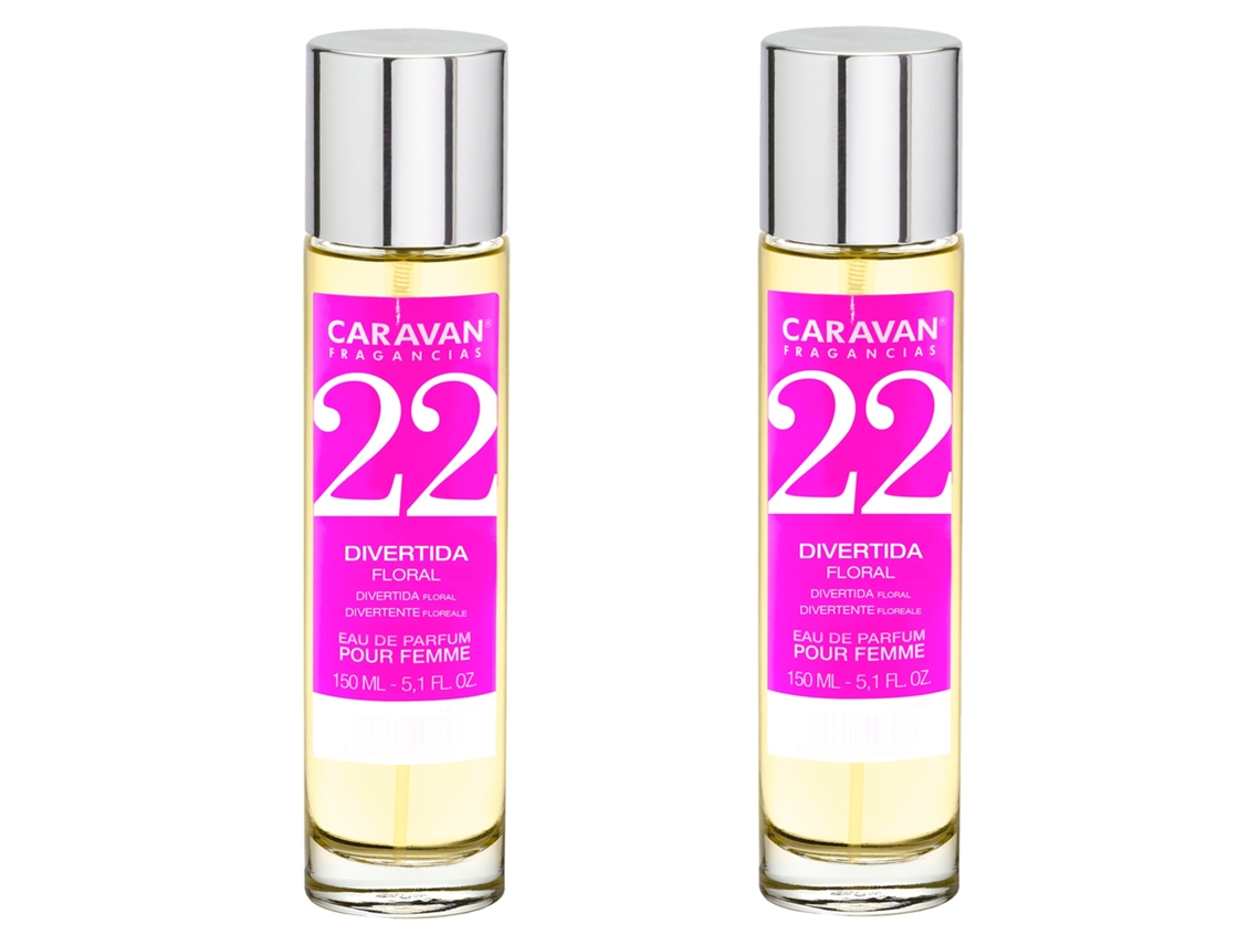 Conjunto de 2 Perfumes CARAVAN para Mulher Nº22 150Ml