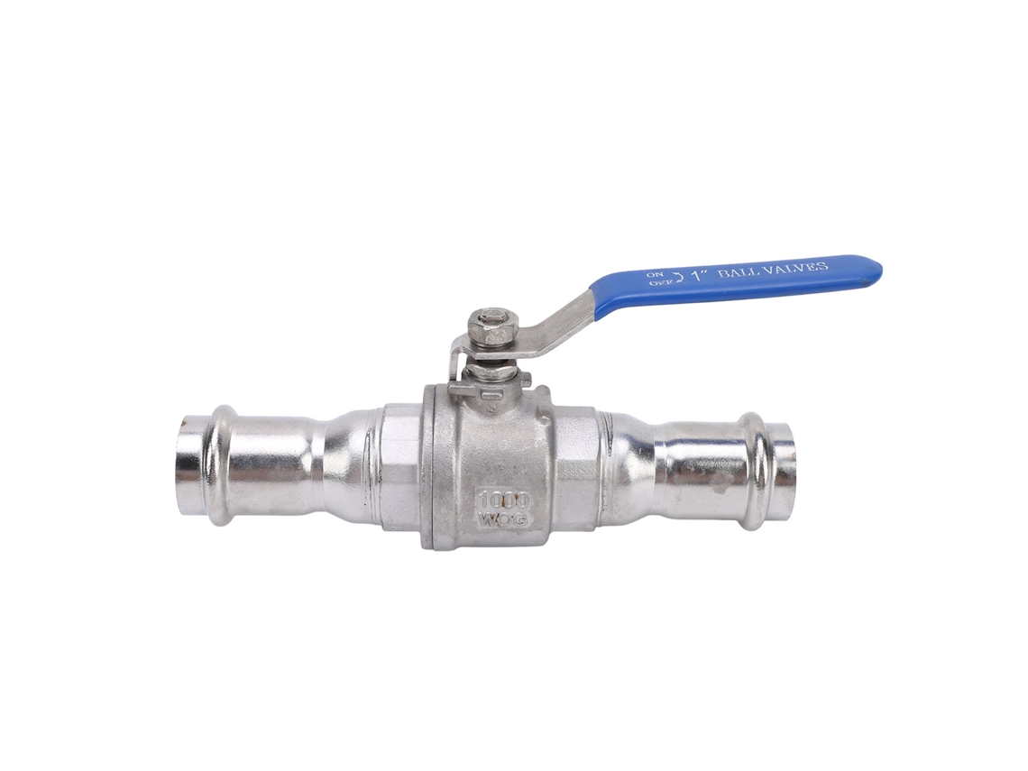 Válvula De Bola Aço Inoxidável 304 Dn25 Compressão Para Indústria Automotiva