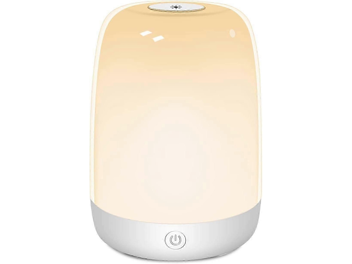 Luz Noturna, Luminária de Mesa Inteligente para Cabeceira, Controle por Toque, Regulável, Recarregável Via Usb, Portátil, Co BRILVIBERA