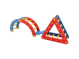 Brinquedo De Ponte Eduplay Roda De Equilíbrio E Triângulo De Escalada De Papelão