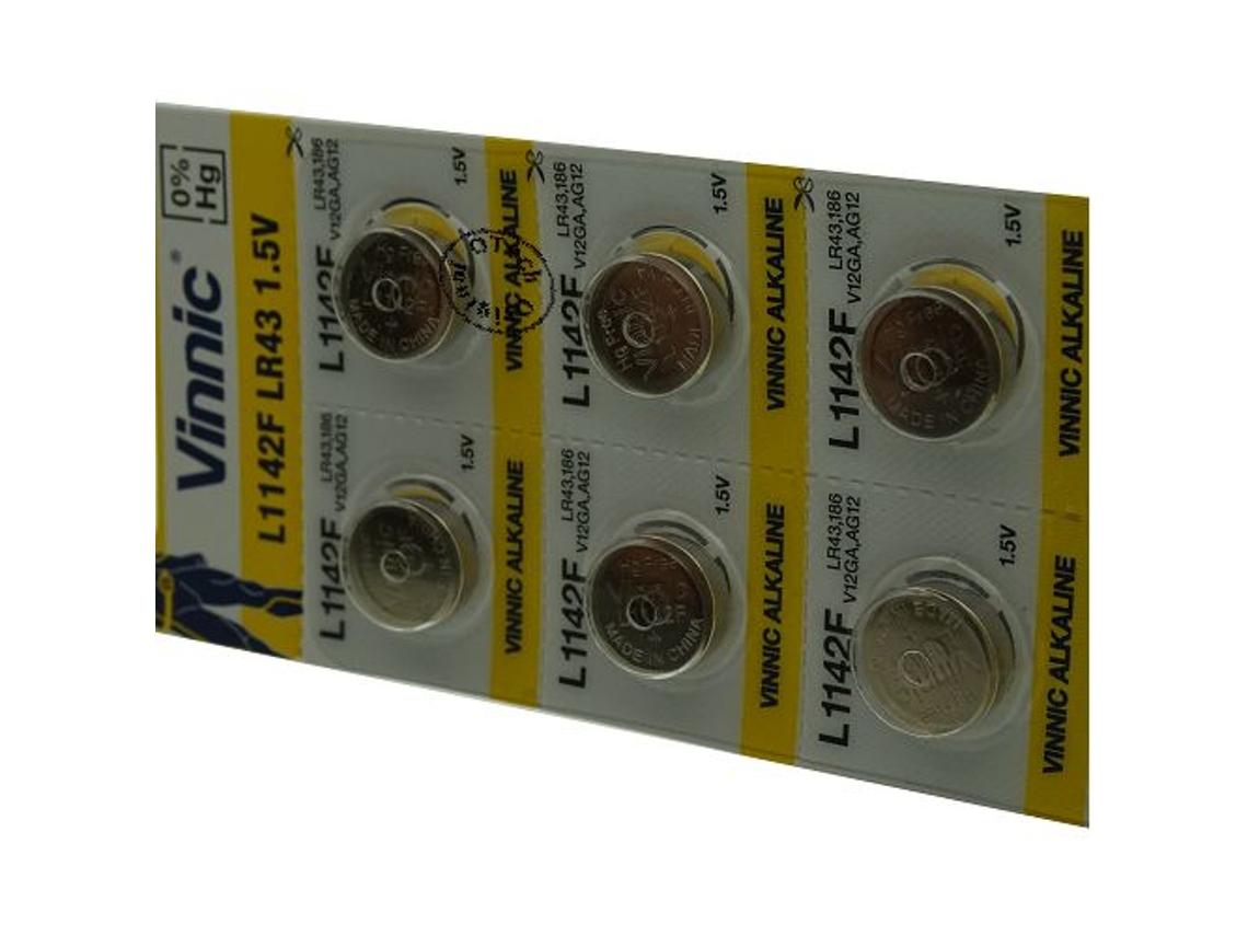 Conjunto de 10 Pilhas OTECH Vinnic para DURACELL D186A