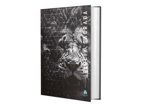 Livro Bíblia Sagrada Nvi - Letra Grande Leão Grafite De Nova Versão Internacional Nvi (português Do Brasil)