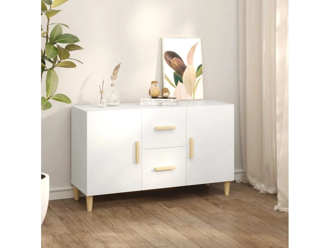 Aparador 100x36x60 cm Derivados de Madera Blanco