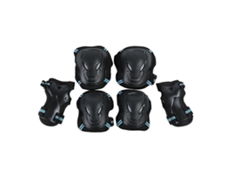 Joelheiras, cotoveleiras e protetores de pulso para adultos e crianças, conjunto de proteção para atividades ao ar livre AQUAFORGE