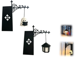 Luminária Decorativa De Estante Estilo Lanterna Biblioteca, Luzes