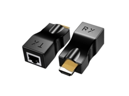 Lurelia Extensor Hdmi Cat5e Rj45 1080p 30 M 1 Par Preto