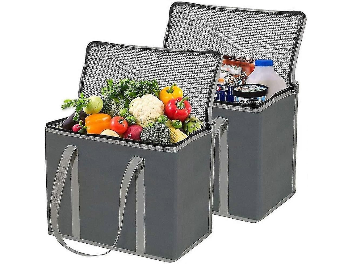 Sacos de Compras Reutilizáveis ​​dobráveis, Saco Refrigerador Estoque Isolado, Grande Gelo GOKOCO