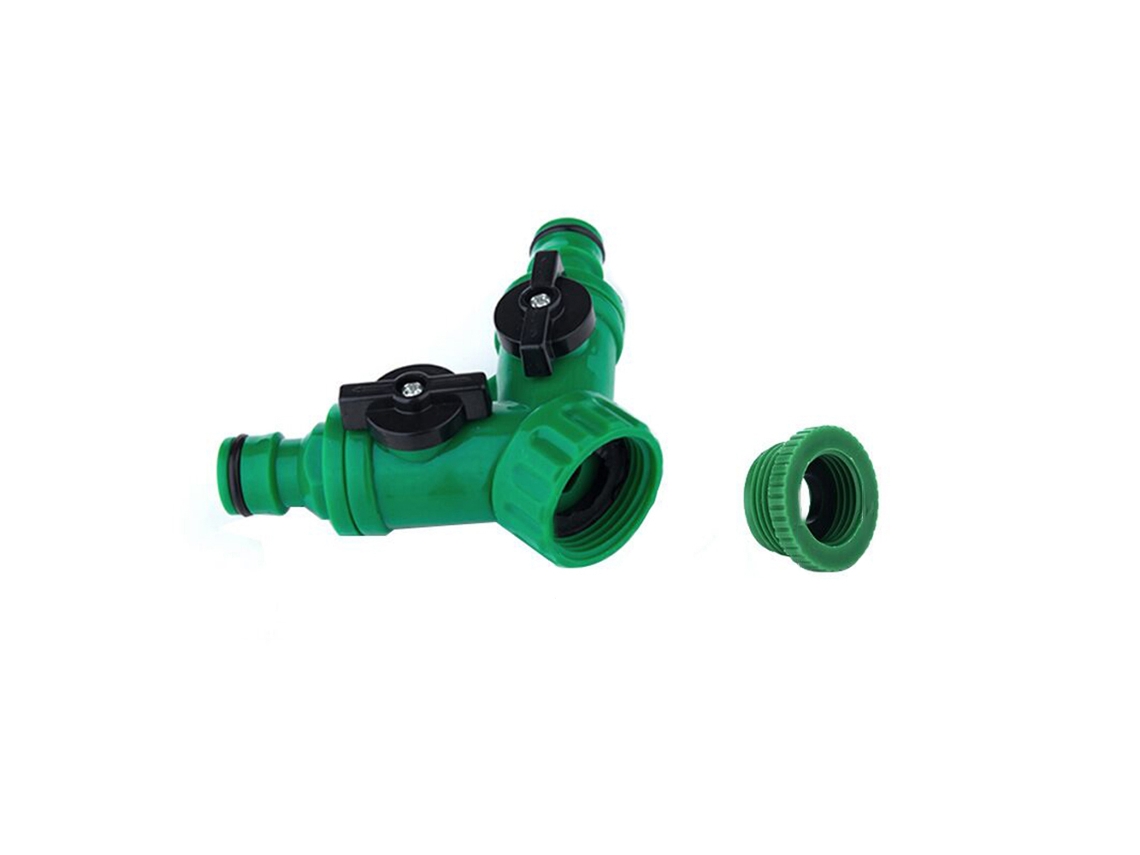 Adaptador Y Vias Mangueira Conector Rápido Jardim